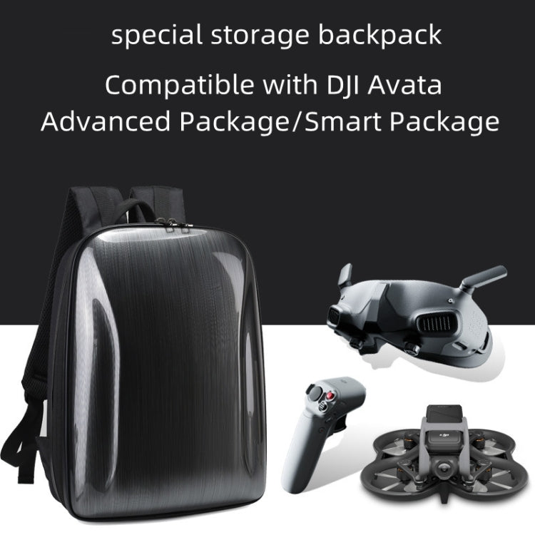 For DJI AVATA Storage Bag Hard Shell Waterproof Shoulder Bag Backpack(Black EVA Lining) - Case & Bags by buy2fix | Online Shopping UK | buy2fix