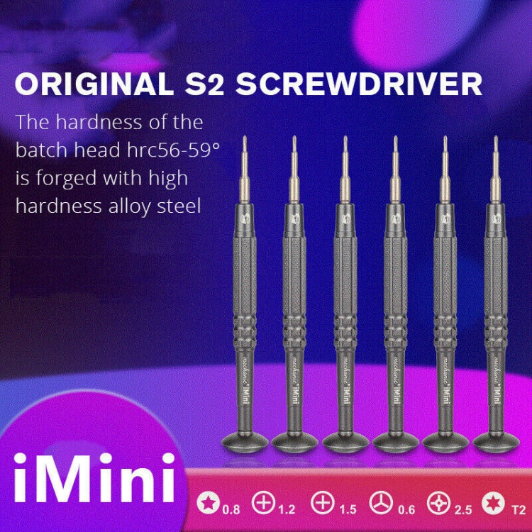 MECHANIC iMini Series Mobile Phone Repair Glasses Screw Batch Clock Tool, Series: Phillips 2.5 - Screwdriver by MECHANIC | Online Shopping UK | buy2fix