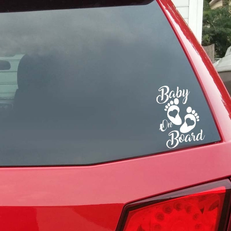 10pcs Baby On Board Warning Car Sticker Reflective Scratch Body Sticker(Laser) - Decorative Sticker by buy2fix | Online Shopping UK | buy2fix