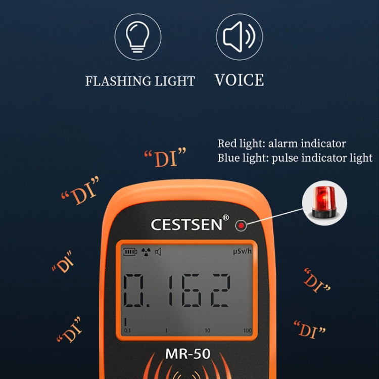 CESTSEN  MR-50  Nuclear Radiation Detector Radioactive Environmental Radiation αβγX-Ray Detector,CN Plug - Radiation Detector by CESTSEN | Online Shopping UK | buy2fix