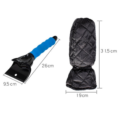 Vehicle Mounted Snow Shovel De-Icer Cleaning Tool, Color: Black - Ice Scraper by buy2fix | Online Shopping UK | buy2fix