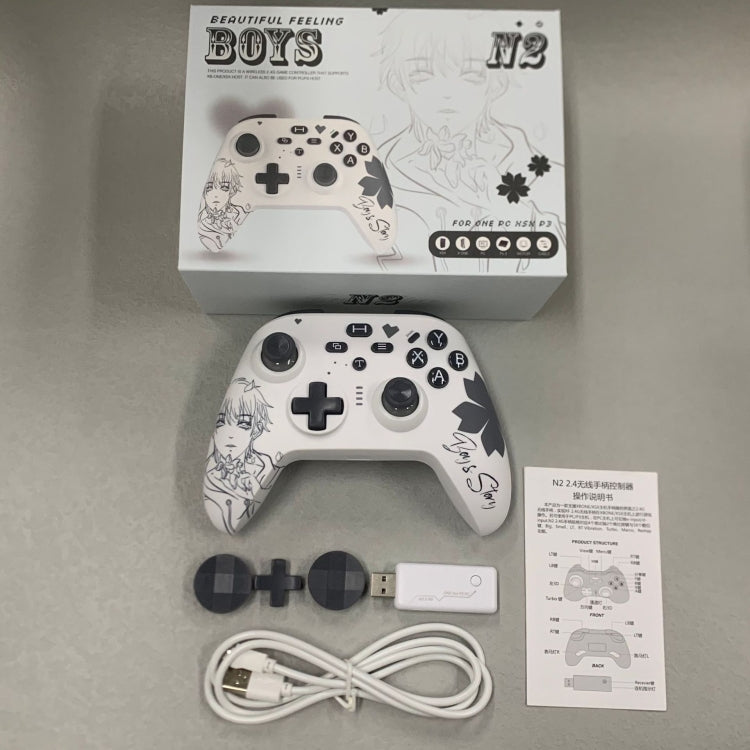 N2 Wireless 2.4G Controller Gamepad For Xbox One/One S/One X/Series S/Series X/PC Windows(White) - Gamepad by buy2fix | Online Shopping UK | buy2fix