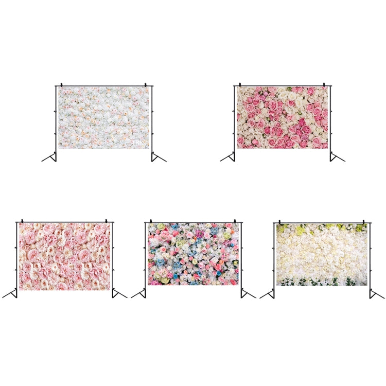 2.1 X 1.5m Festive Photography Backdrop 3D Wedding Flower Wall Hanging Cloth, Style: C-1888 - Valentines Day by buy2fix | Online Shopping UK | buy2fix