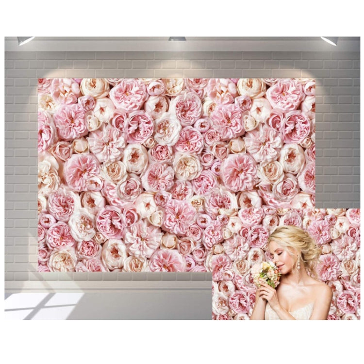 2.1 X 1.5m Festive Photography Backdrop 3D Wedding Flower Wall Hanging Cloth, Style: C-1886 - Valentines Day by buy2fix | Online Shopping UK | buy2fix