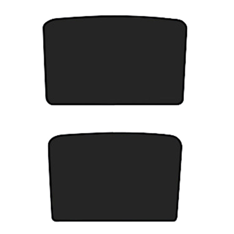 2pcs /Set For Tesla Model 3 Ice Crystal Sunshade Car Roof Front And Rear Sunroof Shade(Black) - Window Foils & Solar Protection by buy2fix | Online Shopping UK | buy2fix