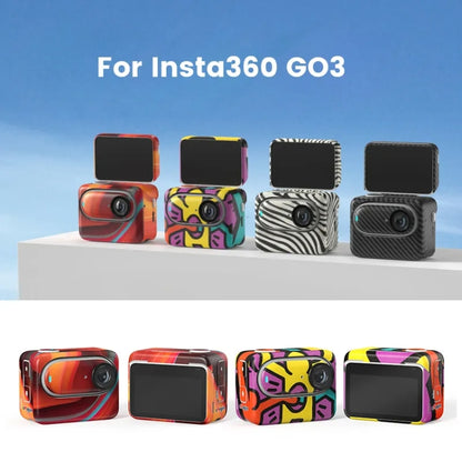 For Insta360 GO 3 AMagisn Body Sticker Protective Film Action Camera Accessories, Style: Carbon Fiber - Protective Film & Stickers by aMagisn | Online Shopping UK | buy2fix