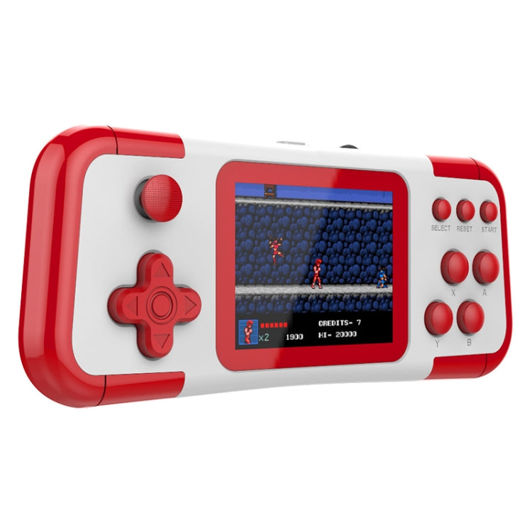 A12 3.0-inch HD Colorful Screen Retro Handheld Game Console with 666 Built-in Games, Model: Single White Red - Pocket Console by buy2fix | Online Shopping UK | buy2fix