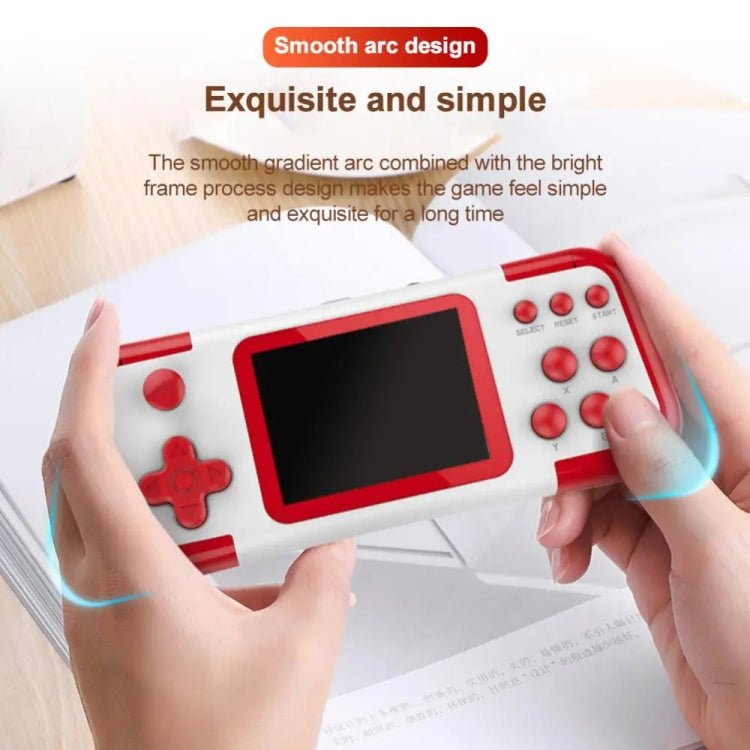 A12 3.0-inch HD Colorful Screen Retro Handheld Game Console with 666 Built-in Games, Model: Single White Red - Pocket Console by buy2fix | Online Shopping UK | buy2fix