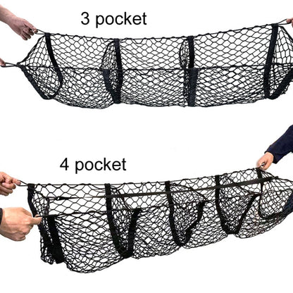 Pickup Truck Three-dimensional Net Bag Off-road Vehicle Trunk Luggage Net Bag, Size: 100x30cm(Four Pocket) - Stowing Tidying by buy2fix | Online Shopping UK | buy2fix