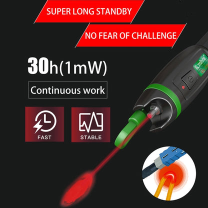 KomShine Metal Visible Laser Light Source Fiber Optic Red Light Pen, Model: KFL-11P-30MW - Fiber Optic Test Pen by KomShine | Online Shopping UK | buy2fix