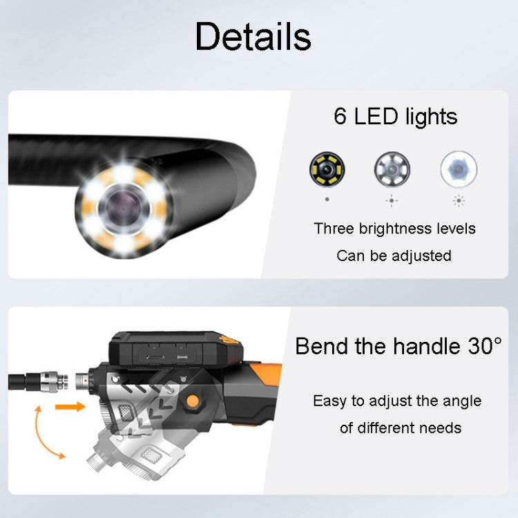 Teslong NTS300 5.5mm-3M  Dual Lens Waterproof 5 Inch HD Industrial Borescope Auto Repair Tools -  by Teslong | Online Shopping UK | buy2fix