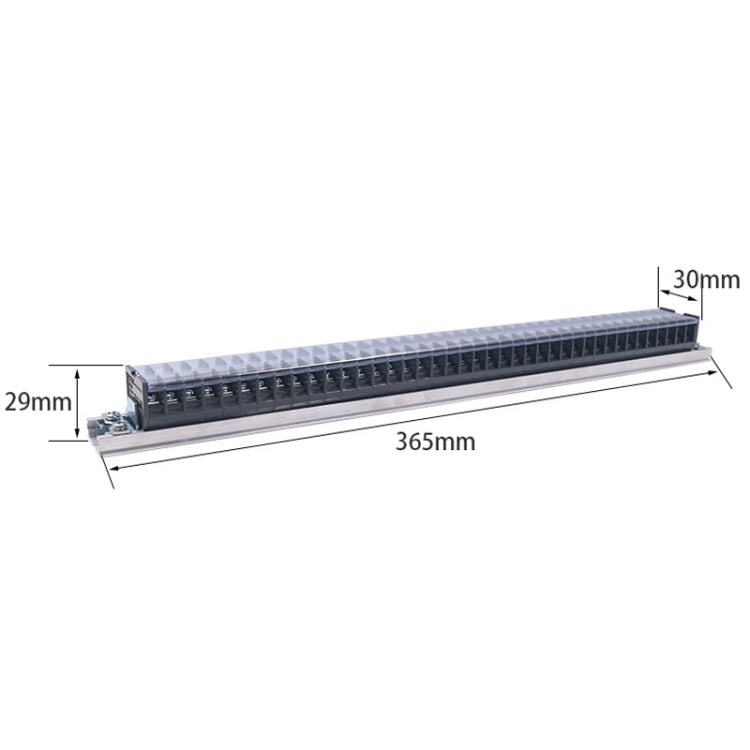 CHINT TD-1540 Terminal Block Rail Type Wiring Block Paralleling Wires Wire Connector - Booster Cable & Clip by CHNT | Online Shopping UK | buy2fix