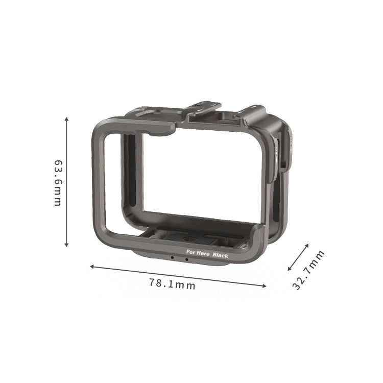 For GoPro HERO11 Black /10 Black /9 Black aMagisn Ultra-Light Metal Rabbit Cage Protection Border - Metal Cases by aMagisn | Online Shopping UK | buy2fix