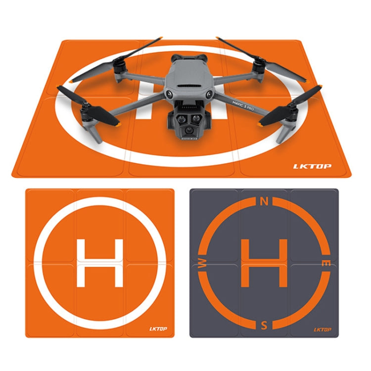 LKTOP 65cm Drone Universal Landing Pad Double-sided Waterproof Foldable RC Aircraft Launch Mat - Parking Apron by LKTOP | Online Shopping UK | buy2fix