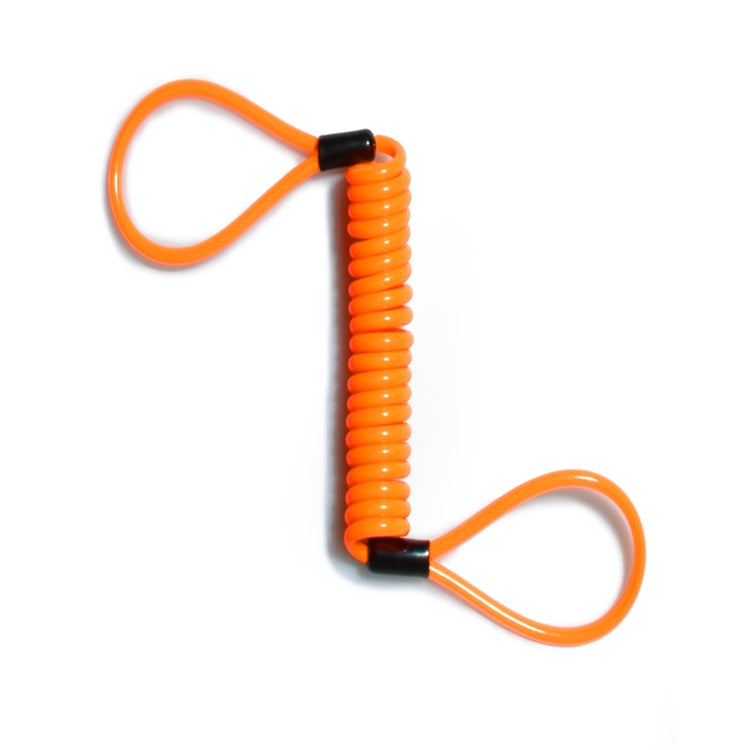 Alarm Disc Lock Security Anti Thief Motorbike Wheel Disc Brake Spring Cable(Orange) - Theft Protection by buy2fix | Online Shopping UK | buy2fix