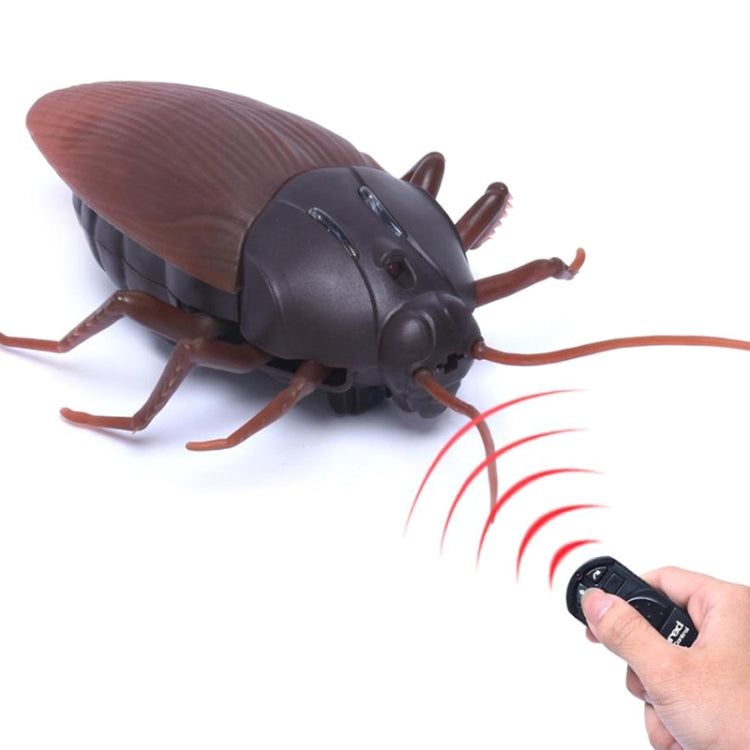 Tricky Funny Toy Infrared Remote Control Scary Creepy Cockroach, Size: 7.5*14cm -  by buy2fix | Online Shopping UK | buy2fix