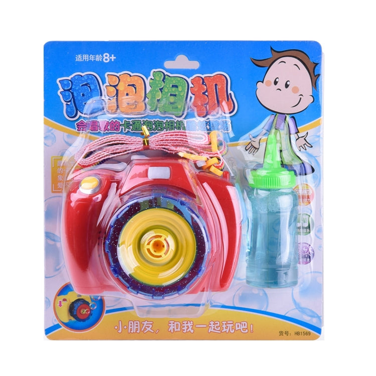 Electric Camera Shaped Flashing Sounding Toy Bubble Machine, Random Color Delivery, Bubble Liquid Not Included - Toy Sports by buy2fix | Online Shopping UK | buy2fix