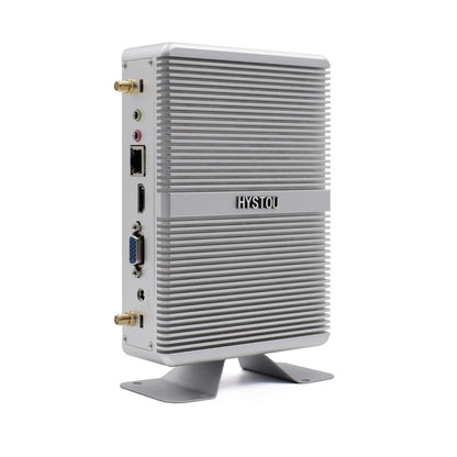 HYSTOU H2 Windows / Linux System Mini PC, Intel Core I3-7167U Dual Core Four Threads up to 2.80GHz, Support mSATA 3.0, 16GB RAM DDR4 + 256GB SSD 500GB HDD (White) - Windows Mini PCs by HYSTOU | Online Shopping UK | buy2fix