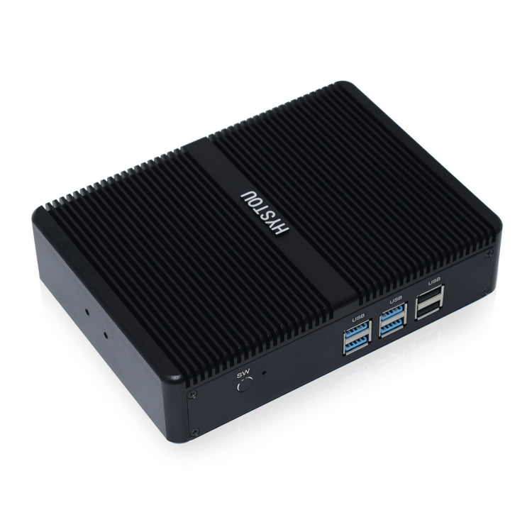 HYSTOU H2 Windows / Linux System Mini PC, Intel Core I5-7267U Dual Core Four Threads up to 3.50GHz, Support mSATA 3.0, 8GB RAM DDR3 + 256GB SSD 500GB HDD (Black) - Windows Mini PCs by HYSTOU | Online Shopping UK | buy2fix