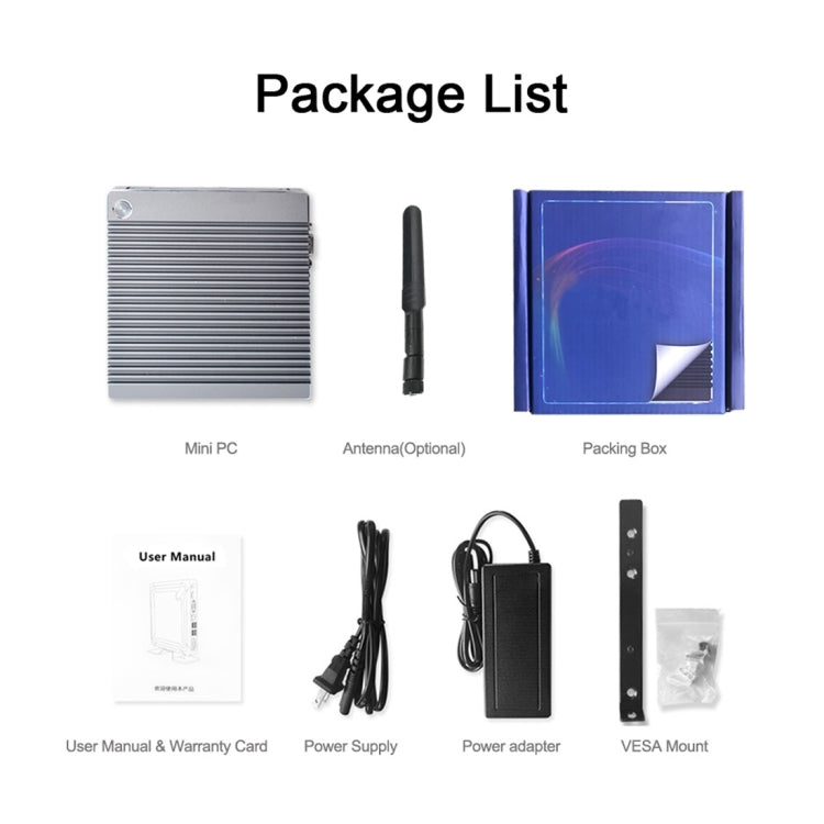 K660S Windows and Linux System Mini PC, Intel Celeron Processor N2840 Quad-Core 1.83- 2.25GHz, 8GB RAM + 128GB SSD, US Plug - Windows Mini PCs by buy2fix | Online Shopping UK | buy2fix