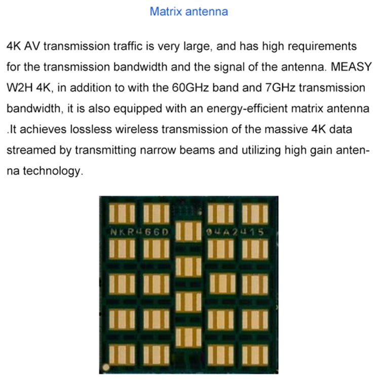 Measy W2H 60GHz 1080P Ultra HD Wireless Transmission Kit, Transmission Distance: 30m, AU Plug - Consumer Electronics by Measy | Online Shopping UK | buy2fix