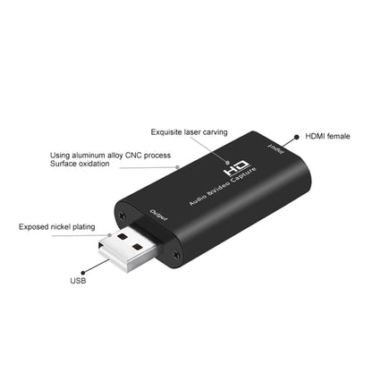 Z32 HDMI Female to HDMI Female Audio Video Capture Adapter Box - Video Capture Solutions by buy2fix | Online Shopping UK | buy2fix