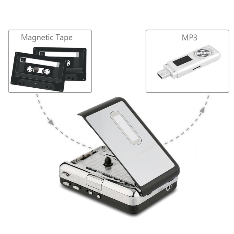 USB Cassette Tape to MP3 Converter Capture Audio Music Player - Consumer Electronics by buy2fix | Online Shopping UK | buy2fix