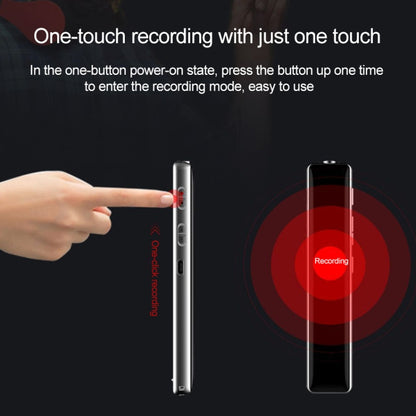 Q33 External Play MP3 Voice Control High Definition Noise Reduction Recording Pen, 4G, Support Password Protection & One-touch Recording - Consumer Electronics by buy2fix | Online Shopping UK | buy2fix