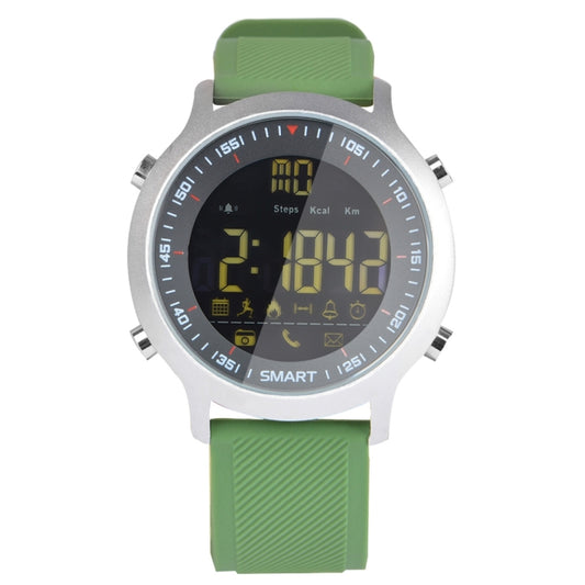 EX18 Smart Sports Watch FSTN Full View Screen Luminous Dial High Tensile TPU Strap, Support Steps Counting / Burned Calory / Calendar Date / Bluetooth 4.0 / Incoming Call Reminder / Low Battery Reminder(Green) - Smart Wear by buy2fix | Online Shopping UK | buy2fix