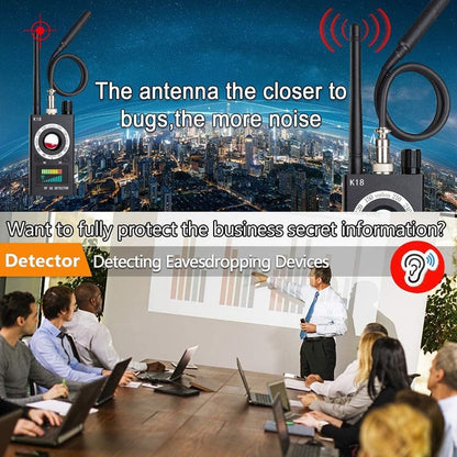 K18 Anti-sneak Sneak Shot Wireless GPS Detector Wireless Signal Detector - Security by buy2fix | Online Shopping UK | buy2fix