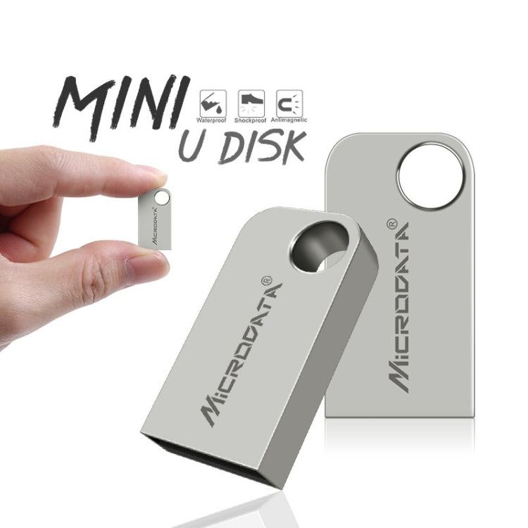 Microdata 8GB USB 2.0 Mini Metal U Disk - USB Flash Drives by Microdata | Online Shopping UK | buy2fix