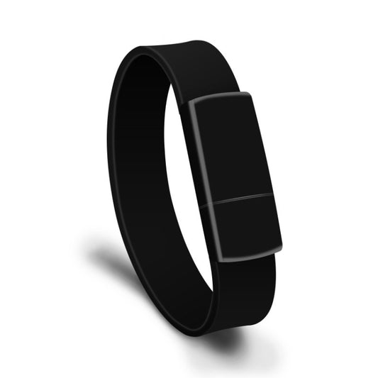 MicroDrive 32GB USB 2.0 Fashion Bracelet Wristband U Disk (Black) - Computer & Networking by MicroDrive | Online Shopping UK | buy2fix