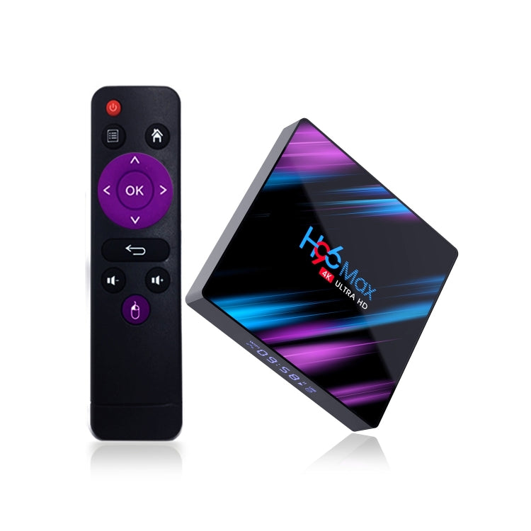 H96 Max-3318 4K Ultra HD Android TV Box with Remote Controller, Android 9.0, RK3318 Quad-Core 64bit Cortex-A53, WiFi 2.4G/5G, Bluetooth 4.0, 4GB+32GB - Consumer Electronics by buy2fix | Online Shopping UK | buy2fix