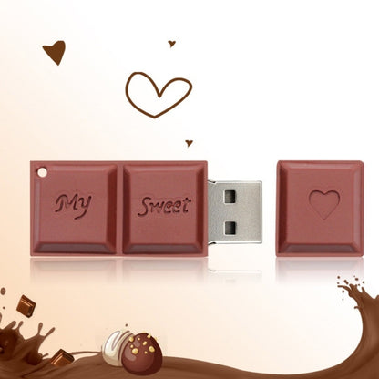 MicroDrive 128GB USB 2.0 Creative Chocolate USB Flash Drive - USB Flash Drives by MicroDrive | Online Shopping UK | buy2fix